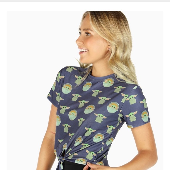 BlackMilk THE CHILD TIE FRONT TEE - Grogu - Picture 2 of 11